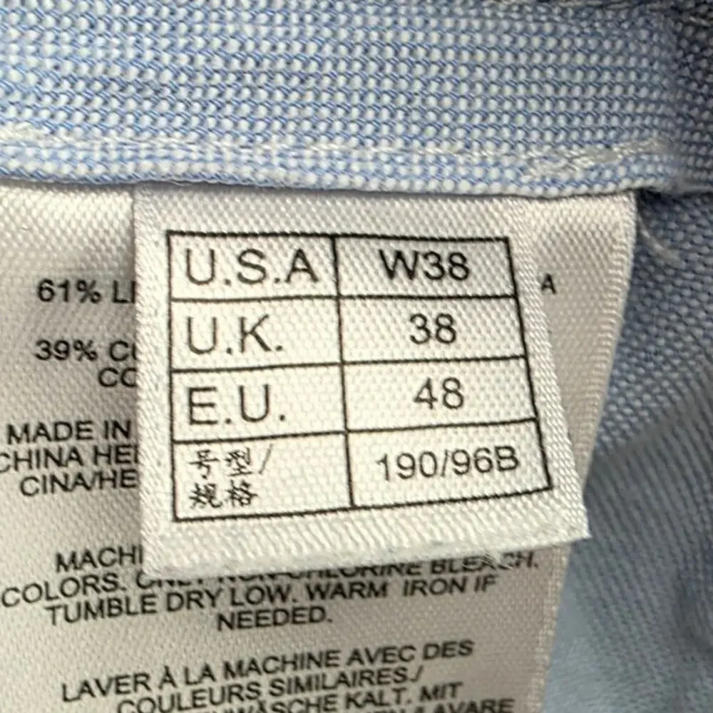 Baird McNutt Brothers Brothers Irish Linen Short Size 38